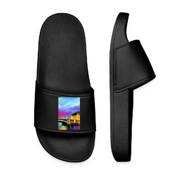 Bridges in London - Women’s Pool Sliders - black - Front