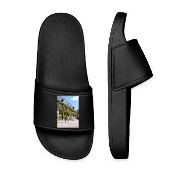 city hall (Rathaus) Quedlinburg Saxony-Anhalt - Women’s Pool Sliders - black - Front