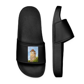 château d’eau Wasserturm Bahnwasserturm Osnabrück - Claquettes Femme - noir - Devant