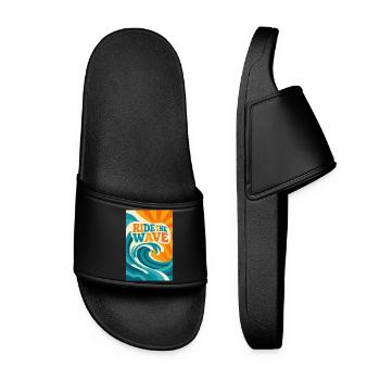Ride the wave - Claquettes Femme - noir - Devant