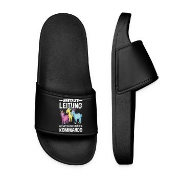 Prison Management Chief Management - Women’s Pool Sliders - black - Front