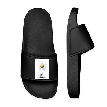 Daisy Bear avec parapluie - Claquettes Femme - noir - Devant
