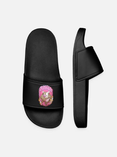 Zombison 3 - Frauen Badelatschen - Schwarz