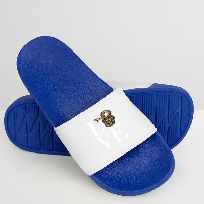 King Python Snakes LOVE Terrarium Python Women’s Pool Sliders