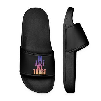 In Jazz we Trust - Women’s Pool Sliders - black - Front