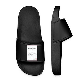 Témoignage d’enseignant : cadeau d’adieu drôle - Claquettes Femme - noir - Devant