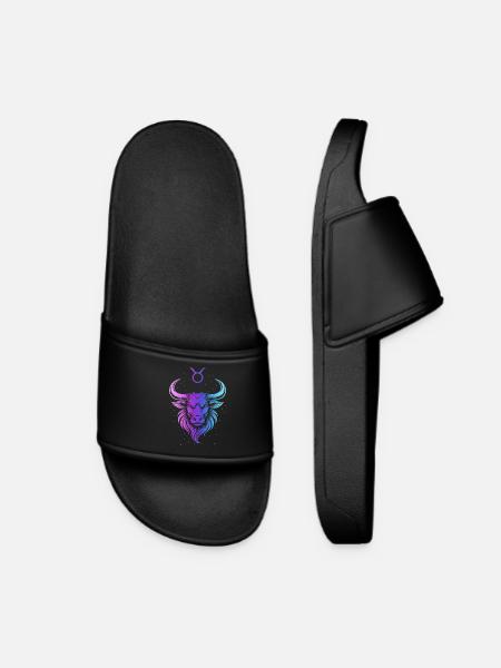 Gradient Cosmique de Taureau - Claquettes Femme - noir