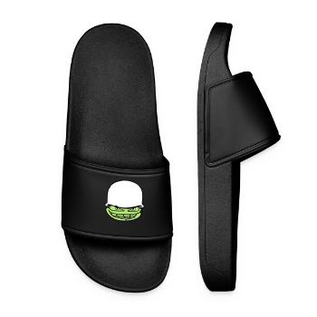 face head soldier camouflage war army army ve - Women’s Pool Sliders - black - Front