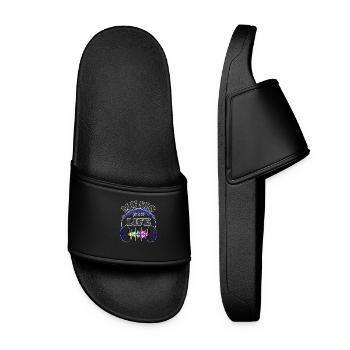music - Women’s Pool Sliders - black - Front