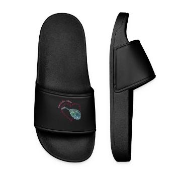 mandoline e 115 - Frauen Badelatschen - Schwarz - Vorne