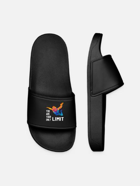 Skydive parachutiste Skydiver Chute libre - Claquettes Femme - noir