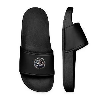 Paresseux Manger Dormir Répéter - Claquettes Femme - noir - Devant