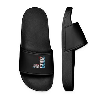 2009 Limited Edition Geburtstagsgeschenk 2009 - Frauen Badelatschen - Schwarz - Vorne