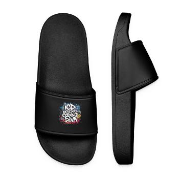 Passionate coding - Women’s Pool Sliders - black - Front