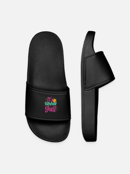 Its Summer Yall-01 - Women’s Pool Sliders - black