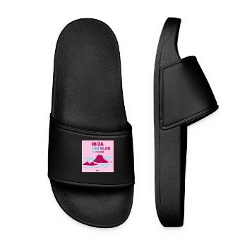 island of Ibiza Spain - Women’s Pool Sliders - black - Front
