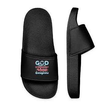 Dieu a trouvé les femmes les plus fortes pour s’occuper d’elles - Claquettes Femme - noir - Devant