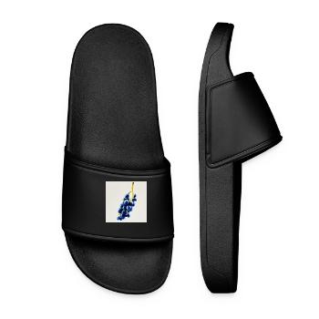 Grapes - Women’s Pool Sliders - black - Front