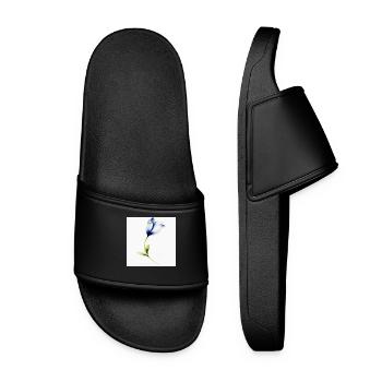 Flower - Women’s Pool Sliders - black - Front