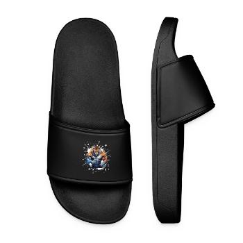 Tiger Muscles Combattant Bête - Claquettes Femme - noir - Devant