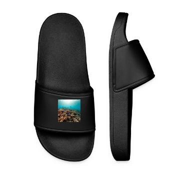 Récif corallien - Claquettes Femme - noir - Devant