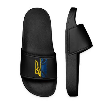 Ukraine Allemagne Amitié - Claquettes Femme - noir - Devant