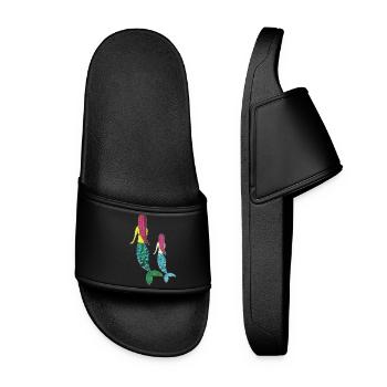 Sea Junior Grey Mother Daughter - Women’s Pool Sliders - black - Front