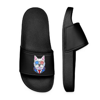 Terrier des Highlands de l’Ouest - Claquettes Femme - noir - Devant