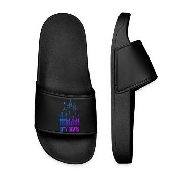 City Beats – Urban Sound - Women’s Pool Sliders - black - Front