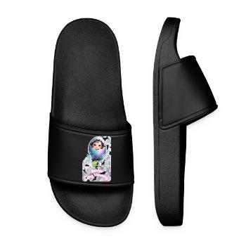 Easter Bud Baby Egg Explosion - Women’s Pool Sliders - black - Front