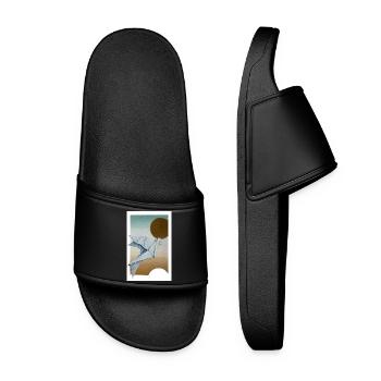 Origami Dove - Women’s Pool Sliders - black - Front