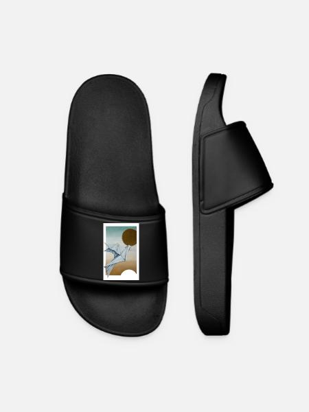Origami Dove - Claquettes Femme - noir