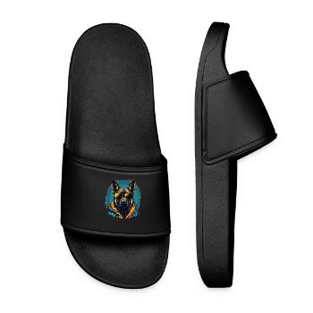 Urban Guardian: Sheepdog street vibes - Claquettes Femme - noir - Devant