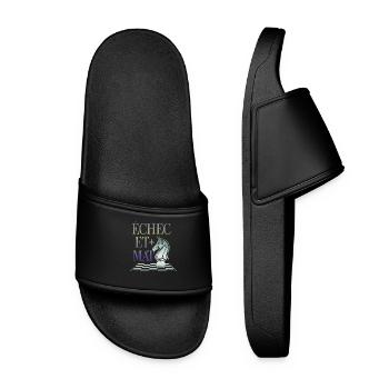Echec et Mat - Claquettes Femme - noir - Devant