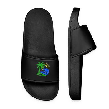Palm Island Ocean - Women’s Pool Sliders - black - Front
