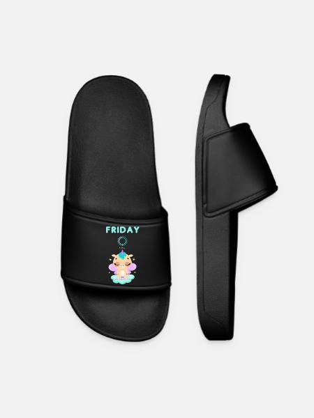Friday loading, you only live once,Weekend - Women’s Pool Sliders - black