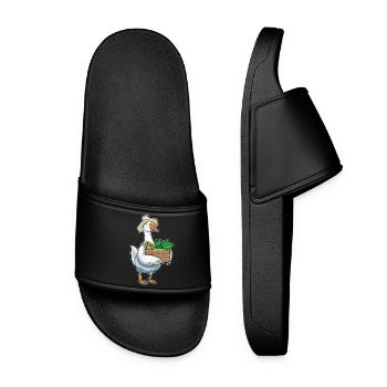 Ferme de Fruits Éleveur de Canards - Claquettes Femme - noir - Devant
