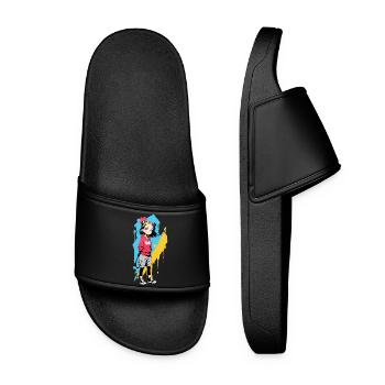 Street Art Fille 232343 - Claquettes Femme - noir - Devant