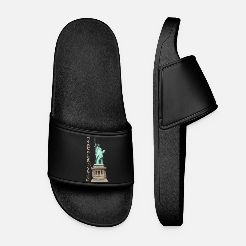 Follow your dreams - Women’s Pool Sliders - black