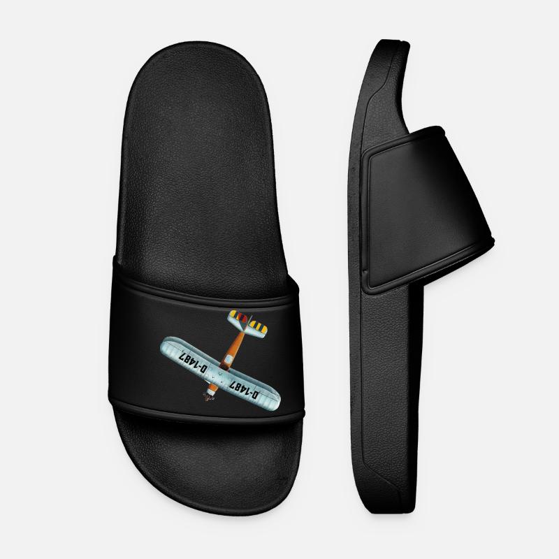 Udet Flieger 02 - Frauen Badelatschen - Schwarz