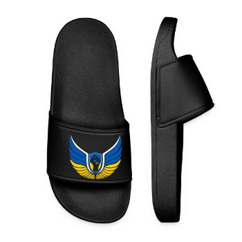 Logo de l’Ukraine - Claquettes Femme - noir - Devant