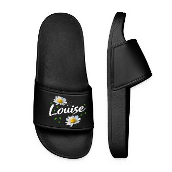 Louise - Women’s Pool Sliders - black - Front