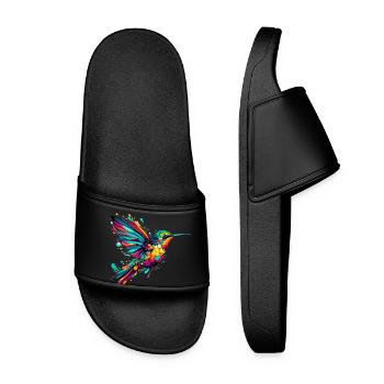 Kolibri - Frauen Badelatschen - Schwarz - Vorne