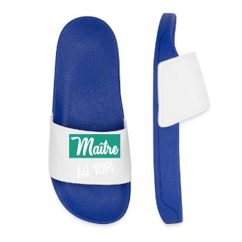 MASTER. MASTER - Women’s Pool Sliders - royal blue - Front
