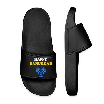 HAPPY HANUKKAH - Women’s Pool Sliders - black - Front