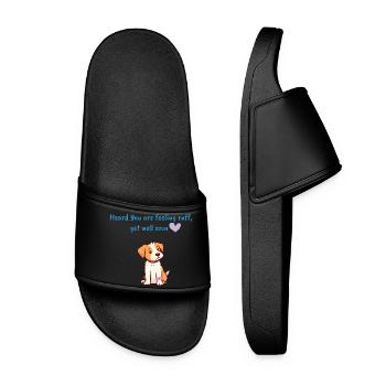 Entendu Vous vous sentez mal - Claquettes Femme - noir - Devant