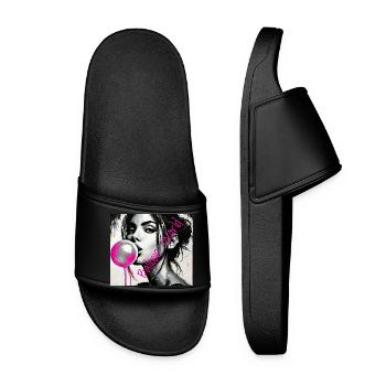 Balloon World - Women’s Pool Sliders - black - Front