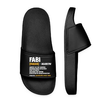 Fabien - Claquettes Femme - noir - Devant
