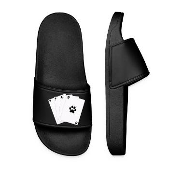 Jeu de cartes Jeu de cartes Symboles de Vie - Claquettes Femme - noir - Devant