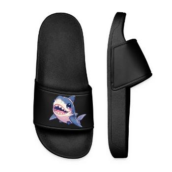 Sharks Shark - Women’s Pool Sliders - black - Front